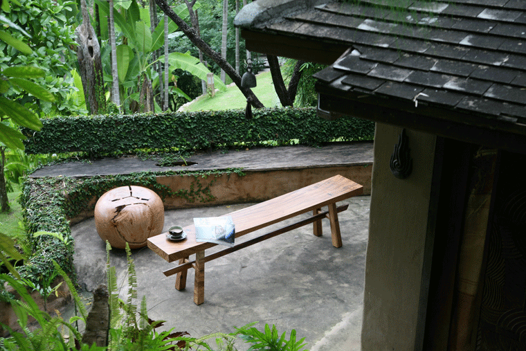 monkey stool, Japanese bench, natural exotic furniture