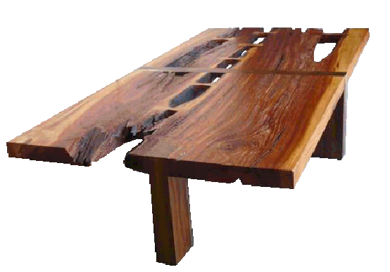 makha coffee table made from reclaimed wood