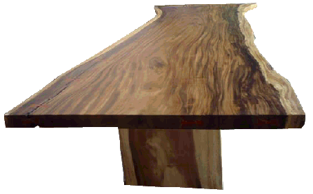 free edge or live edge dining table