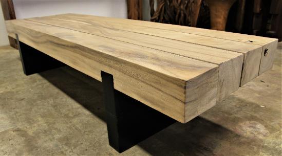 lag solid wood coffee table